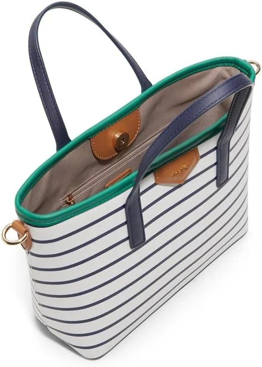 کیف دستی زنانه آلدو میلانی، سفید/سرمه ای