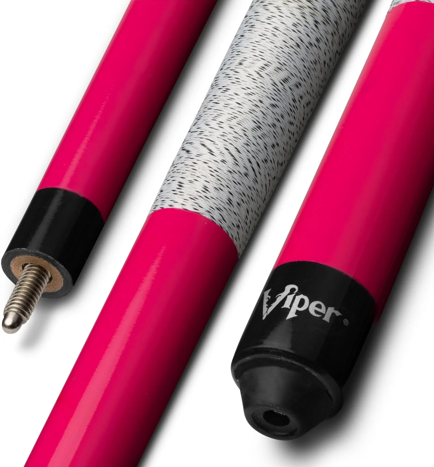 چوب بیلیارد/اسنوکر امضا شده Viper از GLD Products، صورتی آتشین، 57 اینچ دو تکه، 19 اونس/20 اونس، 50-0275