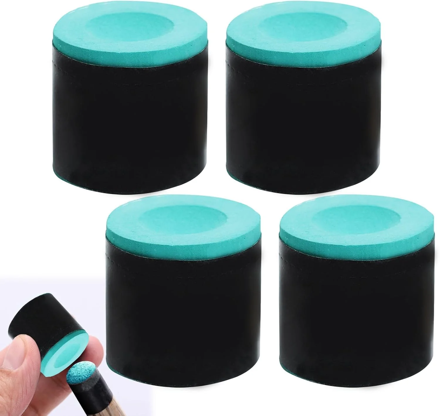 گچ اسنوکر، گچ چوب بیلیارد، پودر خشک ضد لغزش، گچ چوب سبز روشن، لوازم جانبی حرفه ای اسنوکر برای مسابقات، تجهیزات، بارها، ورزش های خانگی، سرگرمی ها، 4 عدد