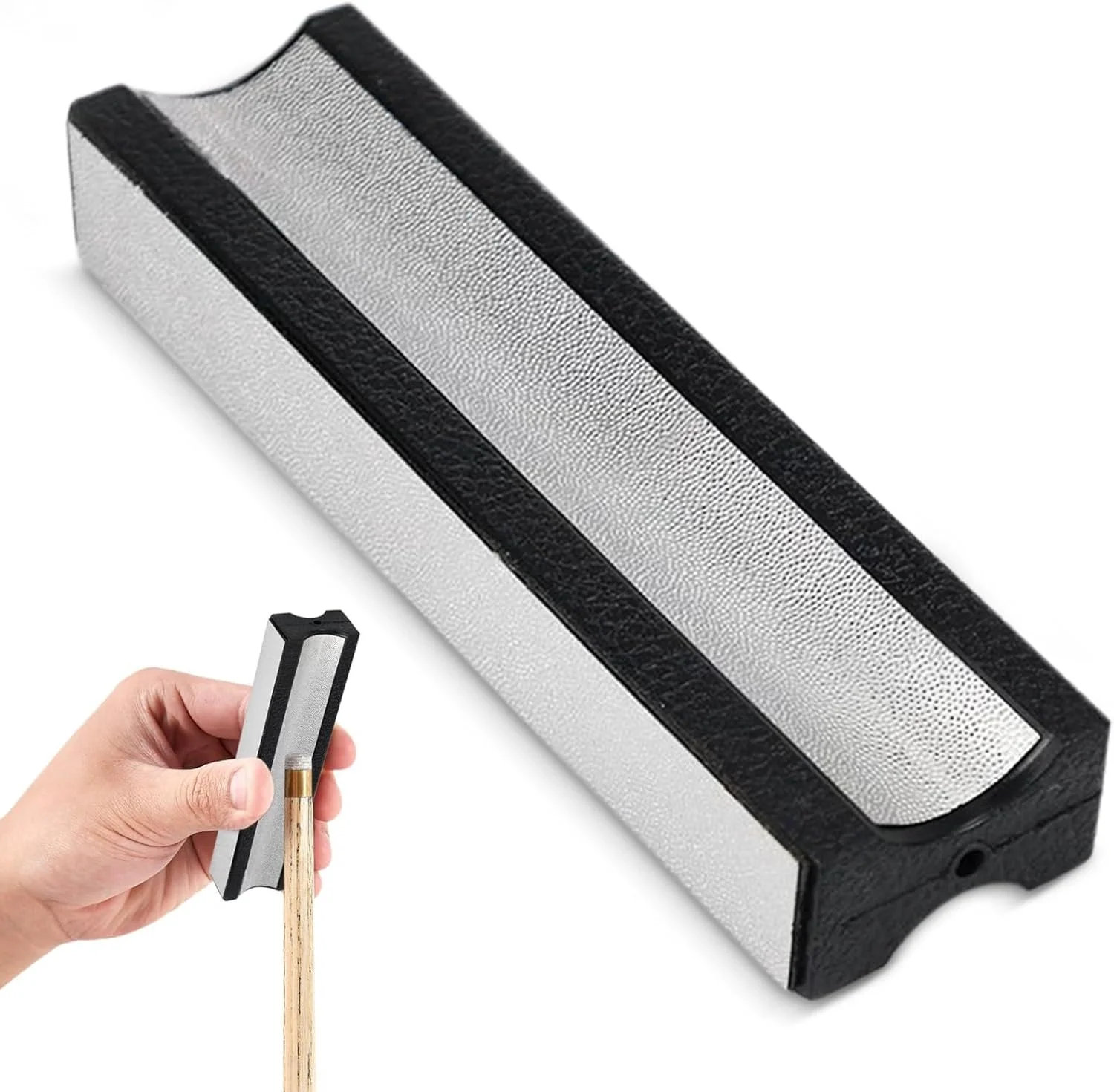 ابزار شکل دهنده سر چوب بیلیارد، پرداخت کننده سر چوب بیلیارد، لوازم جانبی چوب بیلیارد، پولیشر، ابزار تعمیر سریع و چند منظوره چوب بیلیارد، مناسب برای علاقه مندان به بیلیارد، ورزش های چوب بیلیارد