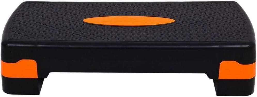 استپ ایروبیک چند سطحی با حداکثر استحکام، مناسب تمرینات ورزشی، قابل تنظیم در 2 تا 5 سطح، عالی برای باشگاه خانگی، کاردیو، پیلاتس، یوگا و سایر ورزش ها (2 سطح)