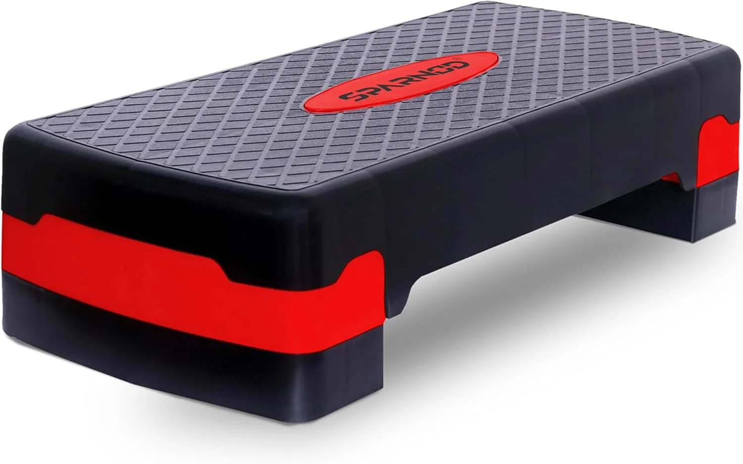 استپ ورزشی ایروبیک اسپارنود فیتنس مدل SAS-1000 مناسب تمرین در خانه، ارتفاع قابل تنظیم، سطح ضد لغزش، تحمل وزن تا 225 کیلوگرم، جمع و جور و قابل حمل، ایده آل برای تمرینات کاردیو و قدرتی