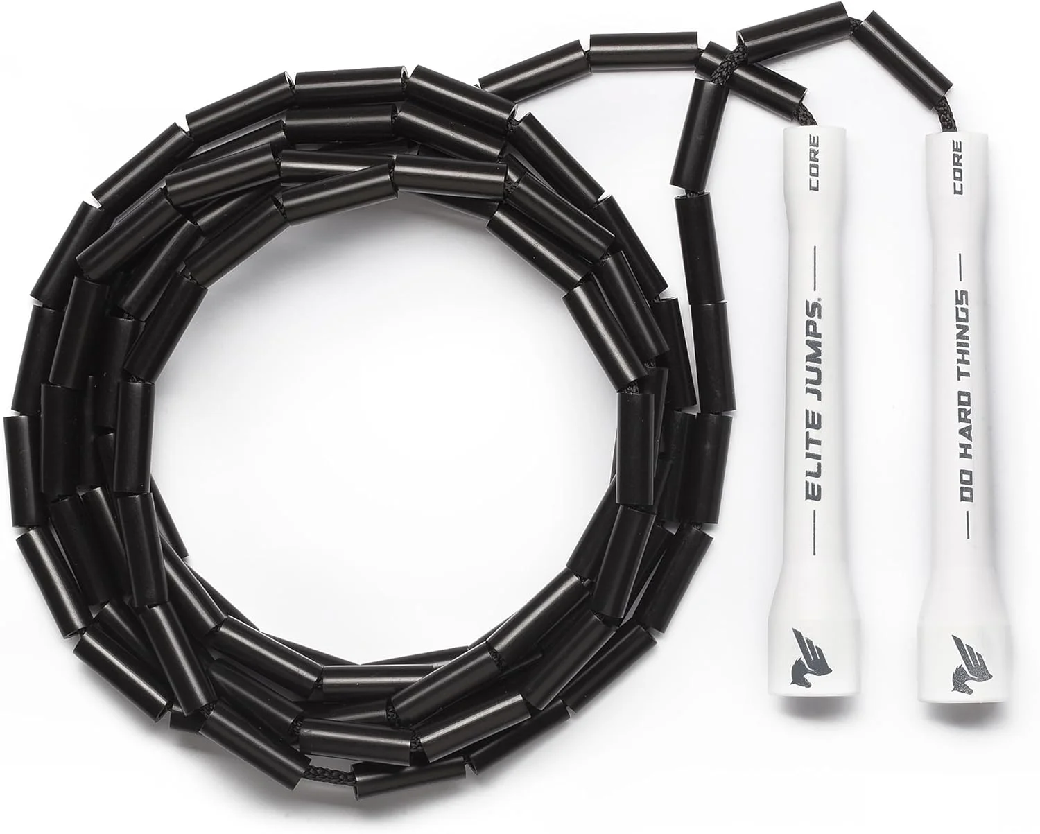 طناب پرشی مهره ای EliteSRS، برای تناسب اندام - مشکی و سفید