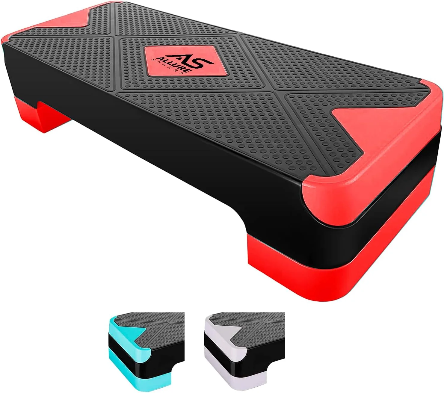 استپ ایروبیک مناسب برای خانه و باشگاه - مناسب برای کاردیو، یوگا، وزنه، تمرینات ورزشی، کشش، تناسب اندام - دارای دو سطح قابل تنظیم و ضد لغزش (طول 68 x عرض 28 x ارتفاع 10)