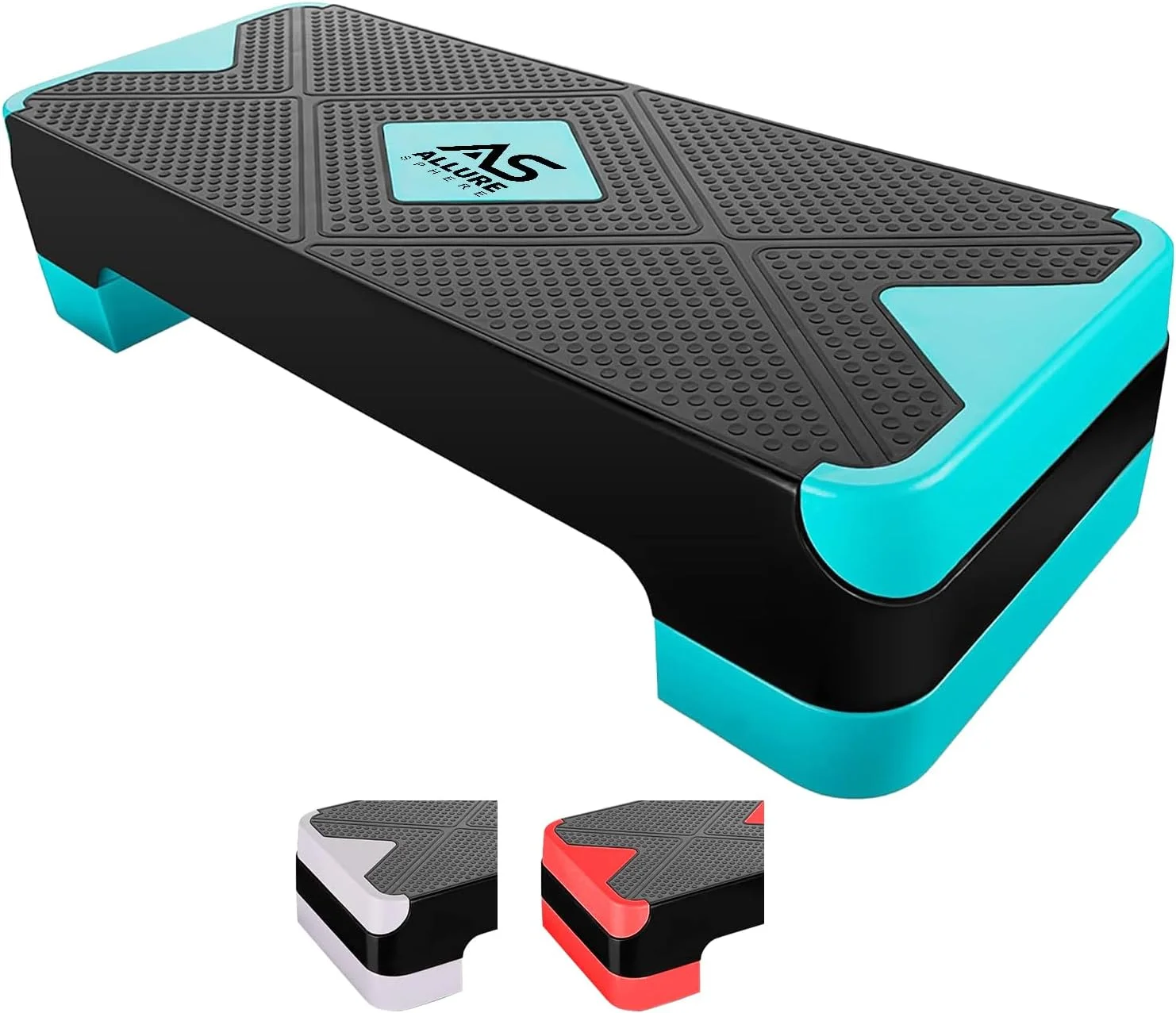 استپ ایروبیک مناسب برای خانه و باشگاه - مناسب برای کاردیو، یوگا، وزنه، تمرین ورزشی، کشش، تناسب اندام - دارای سطوح قابل تنظیم و ضد لغزش (طول 68 x عرض 28 x ارتفاع 10)