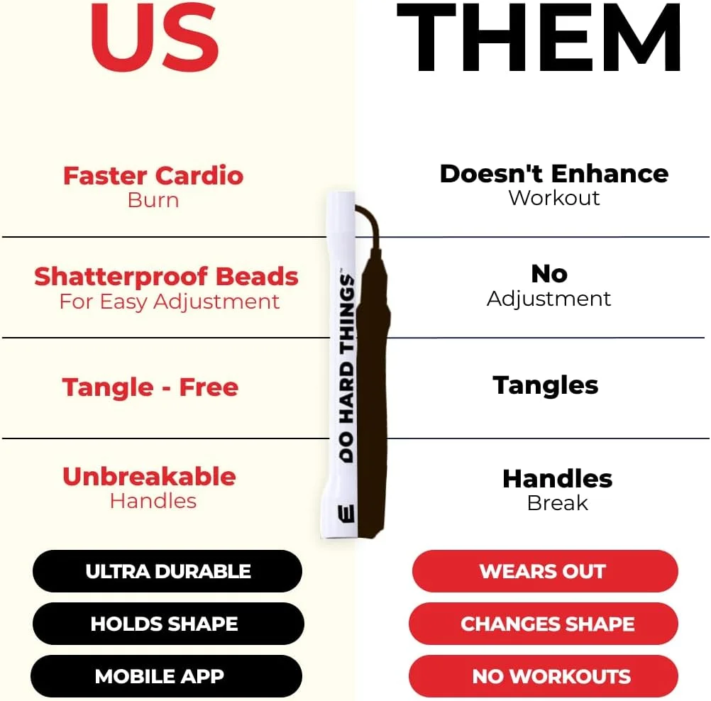 طناب پرشی مهره ای EliteSRS، برای تناسب اندام - مشکی و سفید