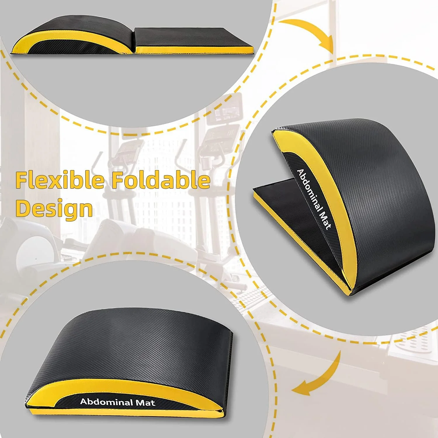 مت تمرین شکم - پد نشستن - مت تمرین دهنده عضلات شکم و هسته بدن برای دامنه کامل حرکات تمرینات شکمی