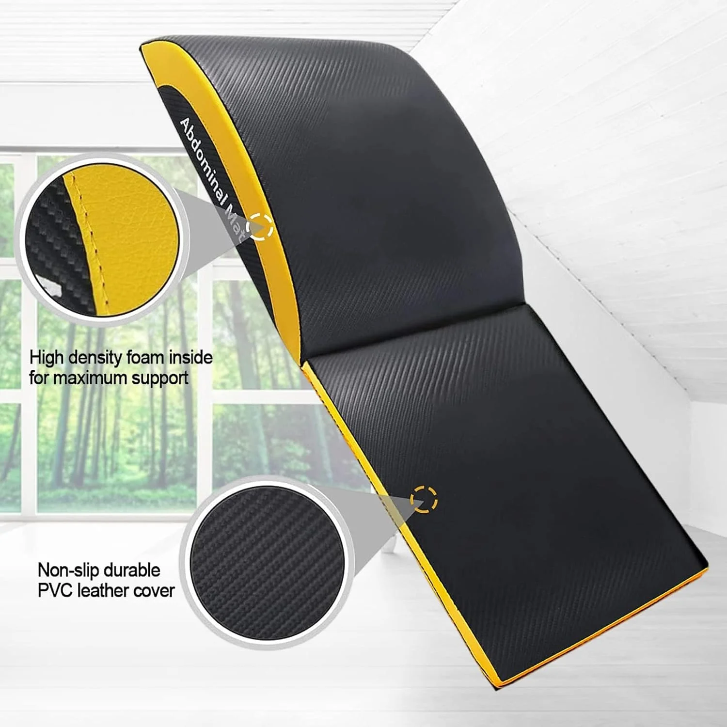 مت تمرین شکم - پد نشستن - مت تمرین دهنده عضلات شکم و هسته بدن برای دامنه کامل حرکات تمرینات شکمی