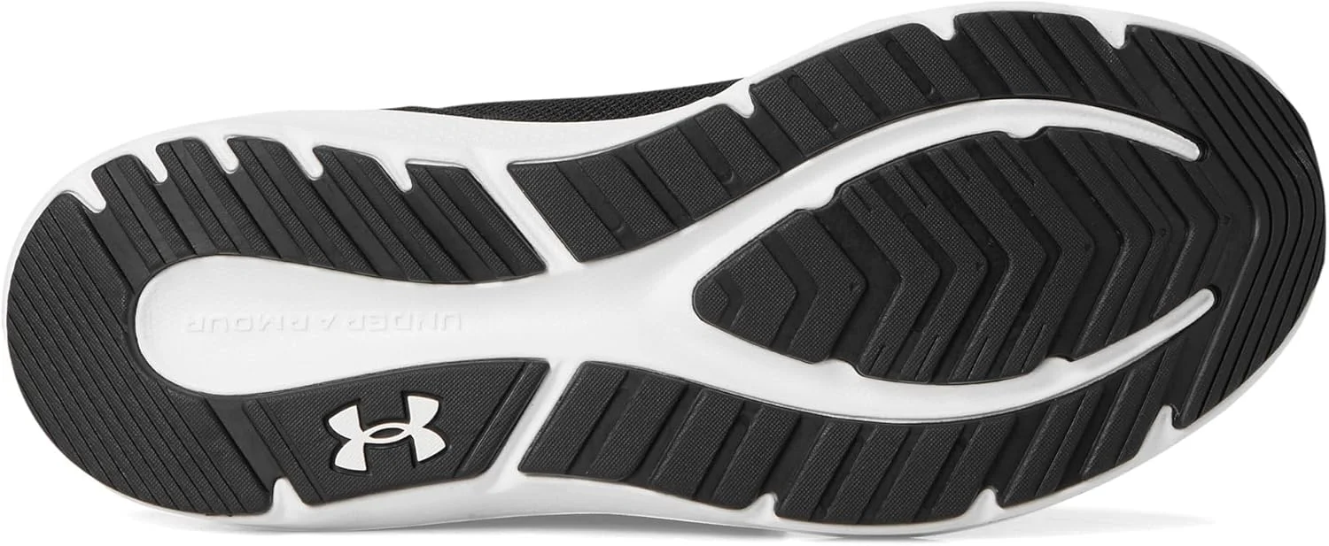 کفش دویدن مردانه آندر آرمور مدل Ua Charged Pursuit 4، مشکی مشکی سفید، سایز 40.5 اروپا
