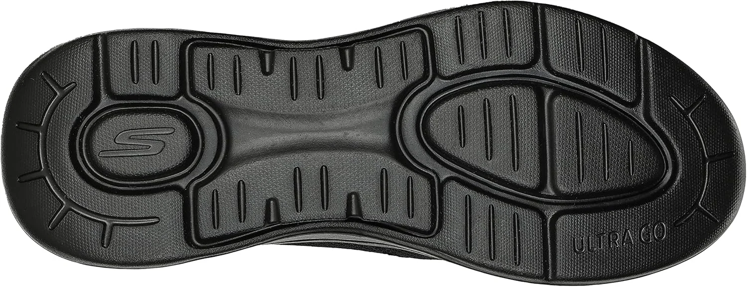 کفش پیاده روی مردانه اسکیچرز مدل GOwalk Arch Fit Slip-Ins - کفش ورزشی راحتی Slip-On با فوم خنک کننده هوا، مشکی سایز 45 EU