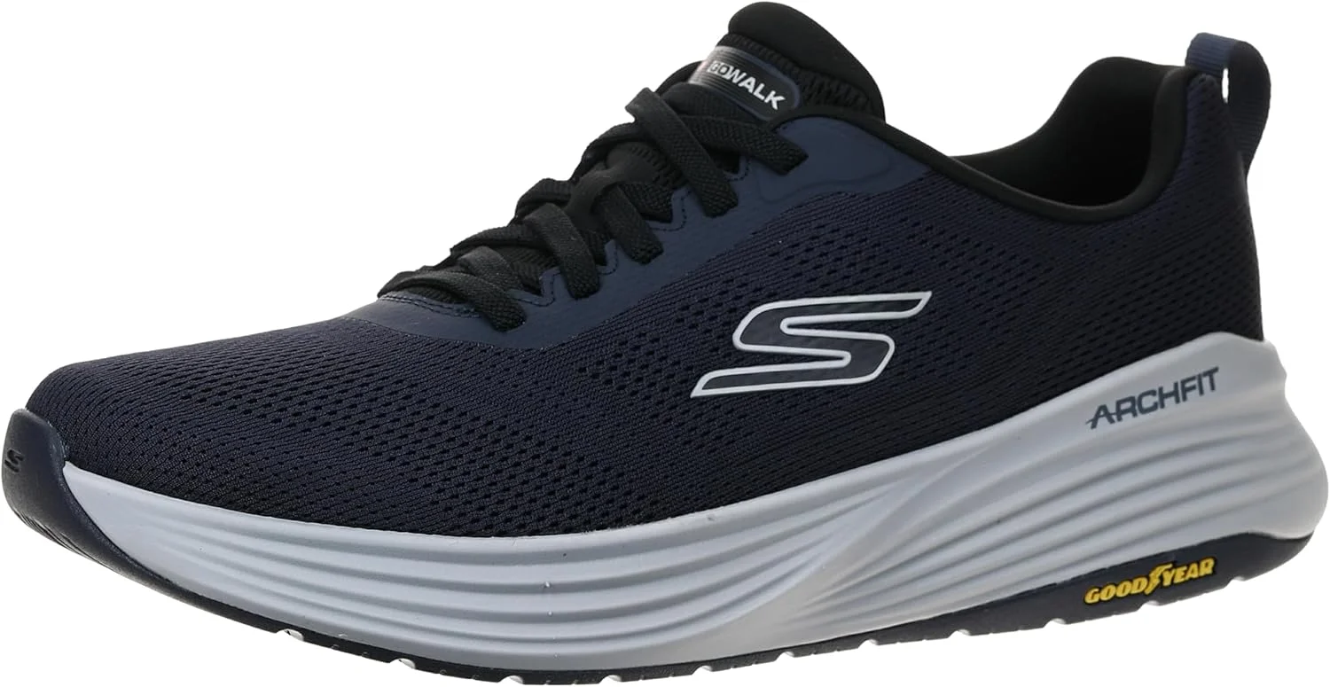 کفش مردانه اسکیچرز مدل GO WALK STABILITY 2.0، سفید مشکی، سایز 42