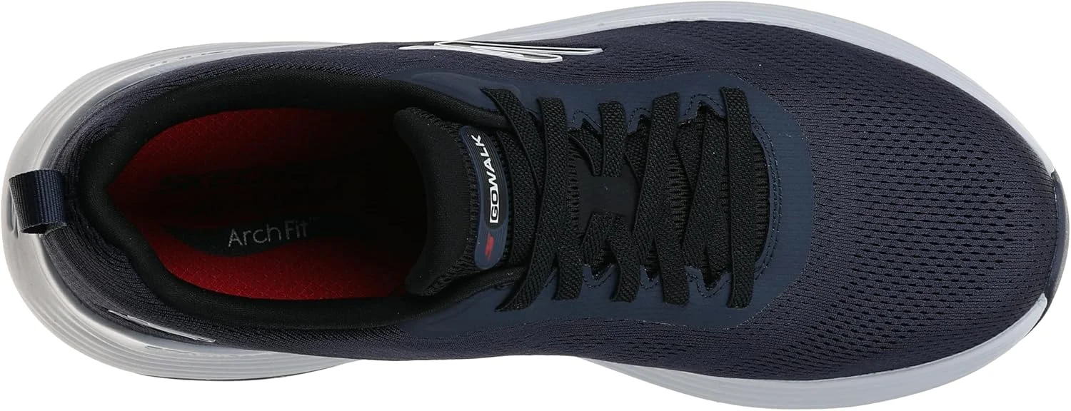 کفش مردانه اسکیچرز مدل GO WALK STABILITY 2.0، سفید مشکی، سایز 42