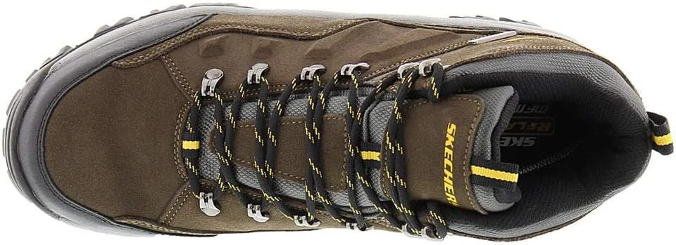 بوت پیاده روی مردانه اسکیچرز مدل Relment-Pelmo، خاکی، سایز 42 EU پهن