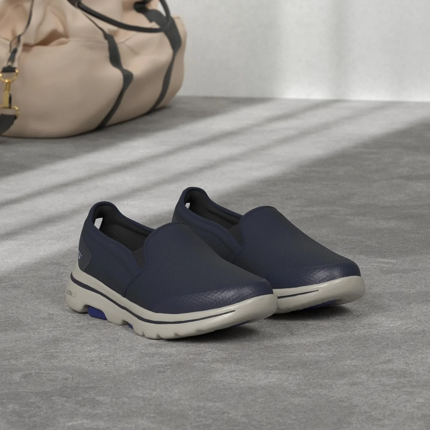 کفش پیاده روی مردانه اسکیچرز مدل GO WALK 5 Apprize-Double Gore Slip On