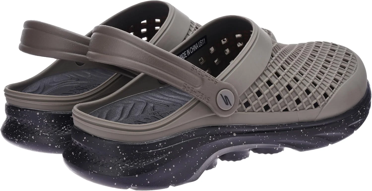 کفش مردانه اسکیچرز مدل GO WALK 7 FOAMIES، رنگ خاکی، سایز ۴۵