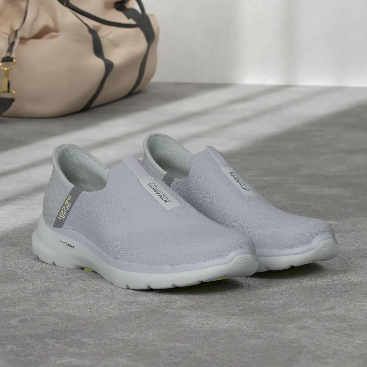 کفش پیاده روی اسکیچرز گوواک 6 - کفش های ورزشی لغزنده | کفش های کتانی غیر رسمی با فوم حافظه مردانه