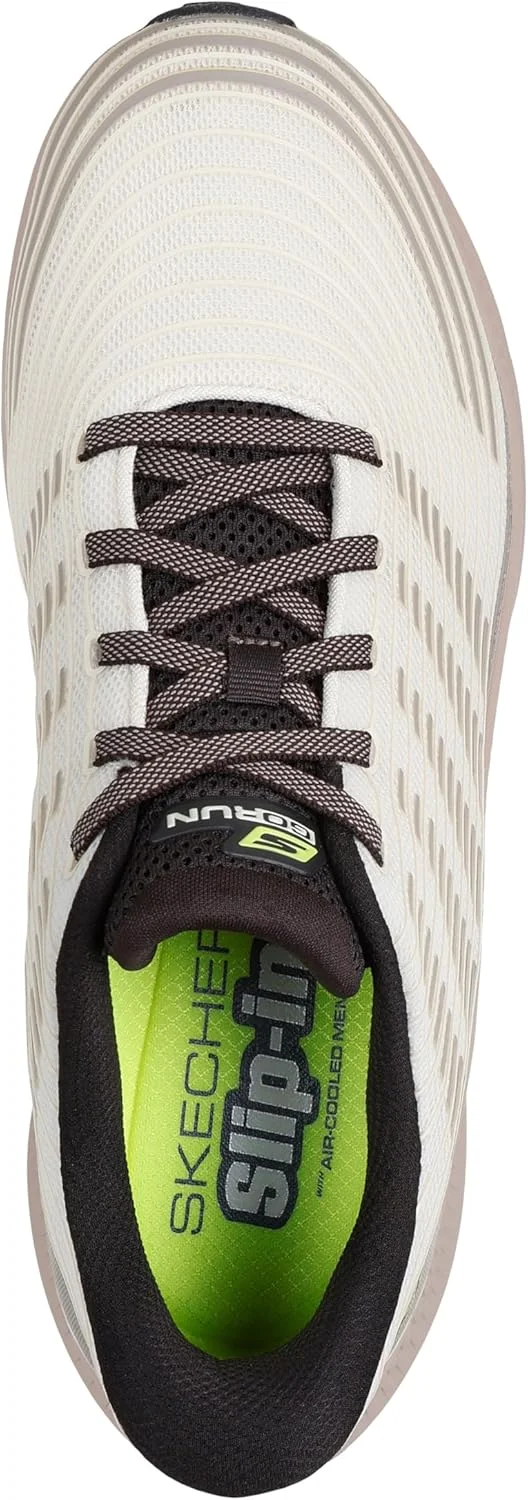 کفش مردانه اسکیچرز مدل GO RUN CONSISTENT 2.0، قهوه ای مایل به خاکی، سایز 42