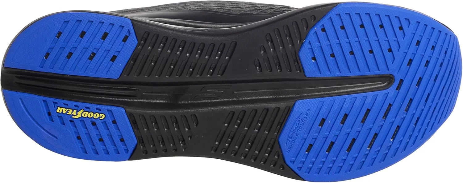 کفش مردانه اسکچرز مکس کوشنینگ گلاید-استپ، مشکی/آبی، سایز 42