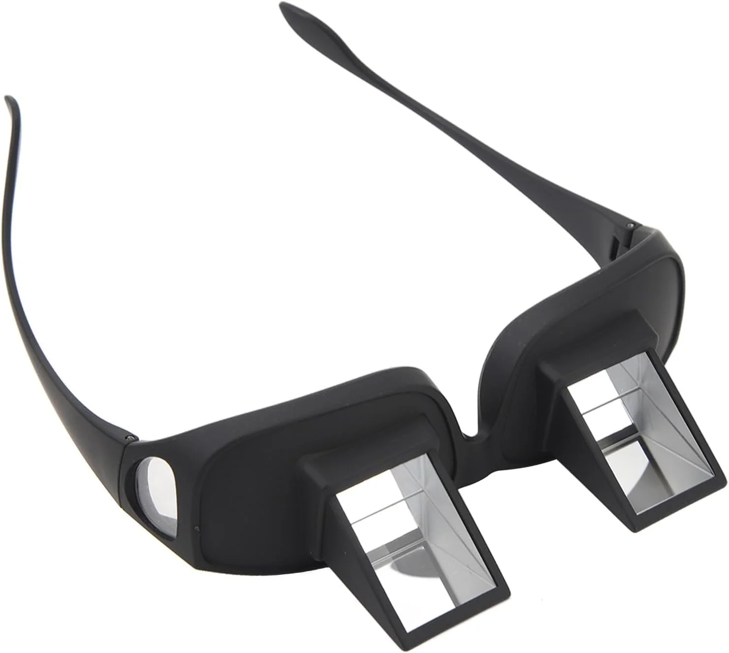 عینک منشور 90 درجه برای دراز کشیدن، مطالعه و تماشای تلویزیون، شیشه نوری با وضوح بالا، کاهش خستگی چشم، فضای داخلی جادار