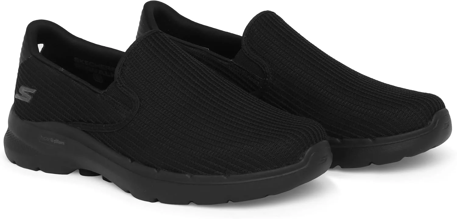 کفش مردانه اسکیچرز GO WALK 6 Anaglyph با کفی Air-Cooled Goga Mat