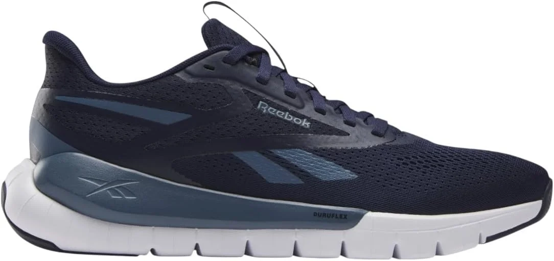 کفش ورزشی ریباک فلکس ترینر مناسب بزرگسالان، سرمه‌ای و سفید، سایز ۴۴