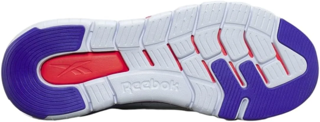 کفش ورزشی ریباک فلکس ترینر مناسب بزرگسالان، سفید/نارنجی فلش/بنفش سلطنتی سایز ۴۲ اروپا