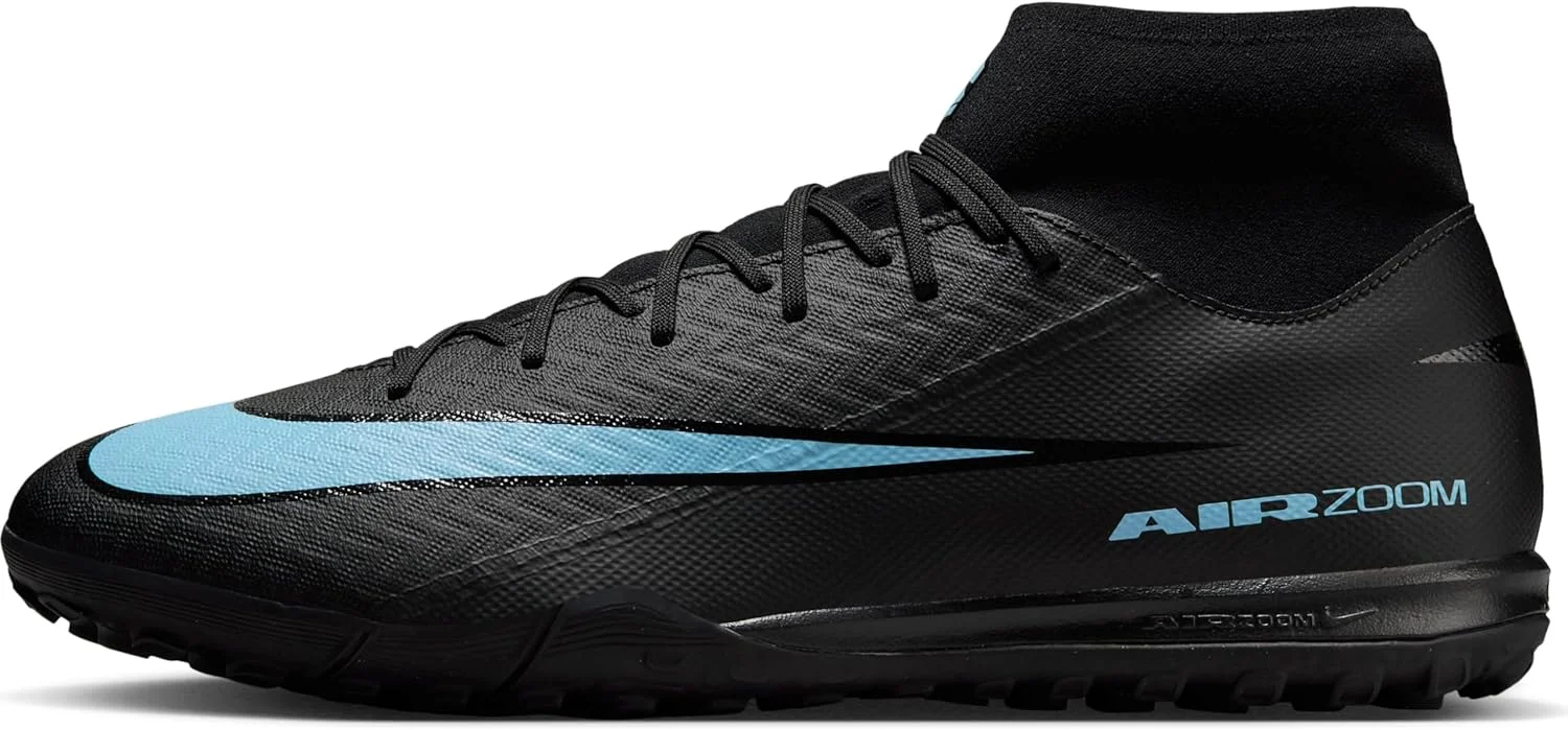 کفش های بند دار آکادمی نایک زوم سوپرفلای 10 تی اف مردانه مشکی/آبی یخی سایز 39