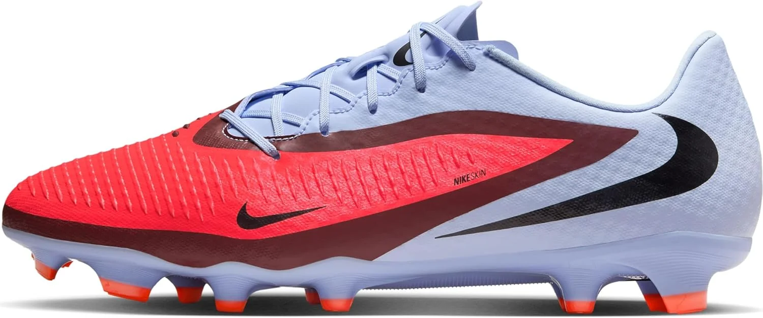 کفش های بند دار مردانه نایک فانتوم 360 آکادمی مناسب چمن طبیعی و مصنوعی، رنگ رویال تینت/برایت کریمسون سایز 41