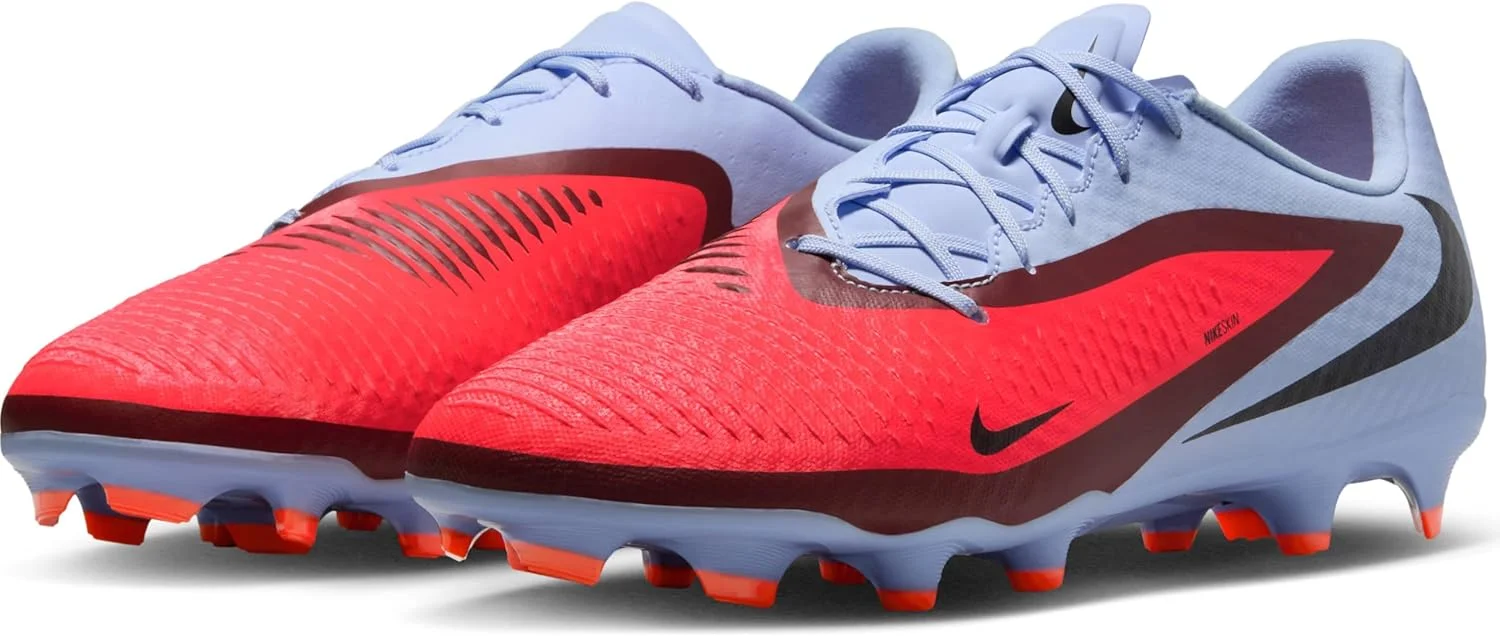 کفش های بند دار مردانه نایک فانتوم 360 آکادمی مناسب چمن طبیعی و مصنوعی، رنگ رویال تینت/برایت کریمسون سایز 41