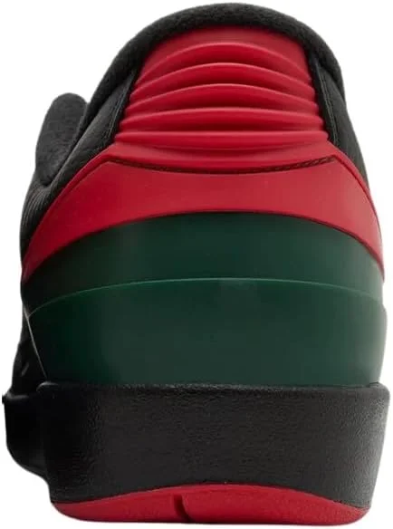 کفش مردانه ایر 2 لو اوریجینز (DV9956-006، مشکی/سبز/سیمانی/قرمز آتشین)