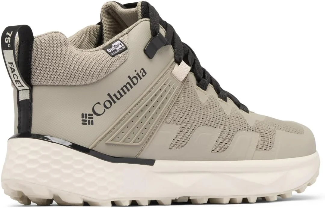 کفش پیاده روی مردانه کلمبیا مدل Facet 75 Mid Outdry، رنگ کتری/مشکی، سایز 11