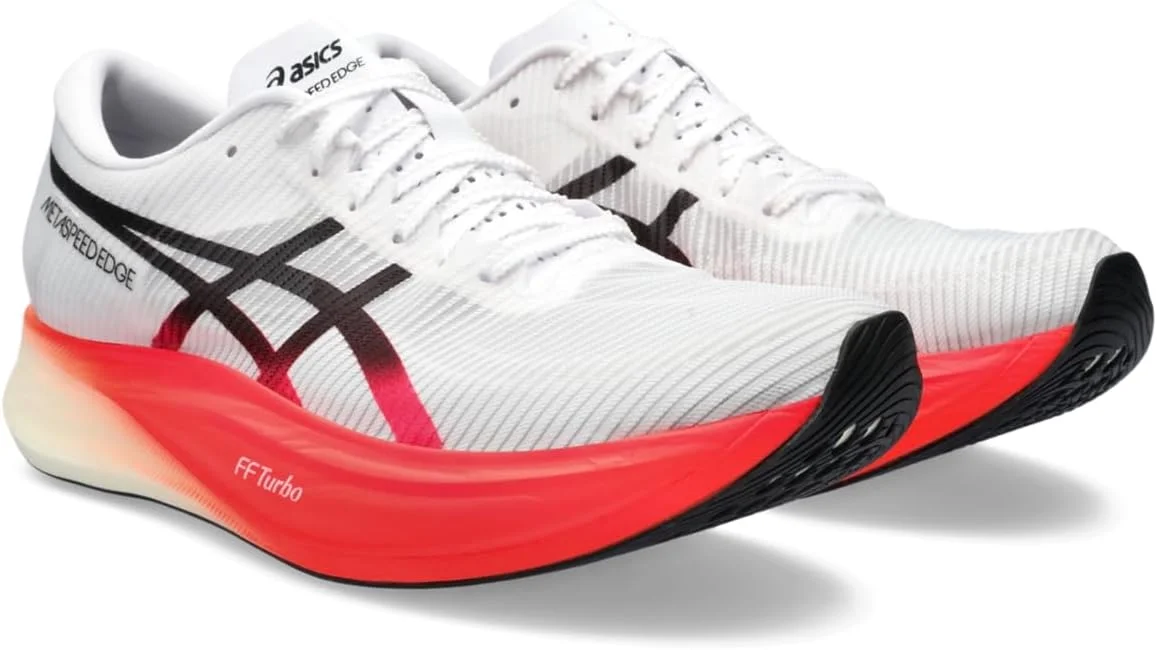 کفش ورزشی مردانه آسیکس مدل Metaspeed Edge+، صورتی دیوا سفید، سایز 43.5 اروپا