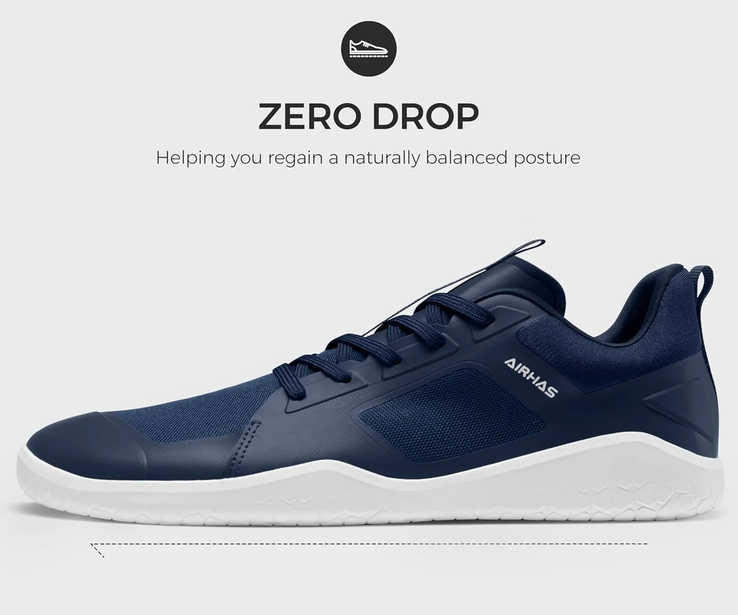 کفش های مردانه با زیره صاف، کفش های ورزشی مینیمالیستی برای مردان، مناسب ددلیفت، تمرینات کراس فیت و دویدن