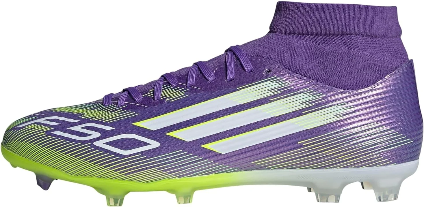 کفش های یونی‌سکس بزرگسالان آدیداس F50 League Mid مناسب زمین های سفت و چند منظوره