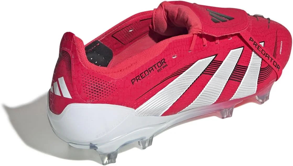 کفش فوتبال مردانه آدیداس مدل الیت مناسب زمین چمن سفت - قرمز/سفید سایز 9