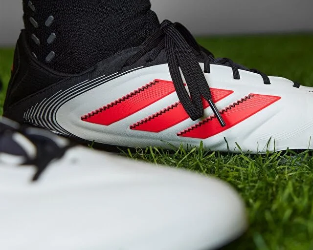 کفش فوتبال مردانه آدیداس کوپا پیور 3 الیت مناسب زمین چمن سفت سفید/قرمز سایز 7