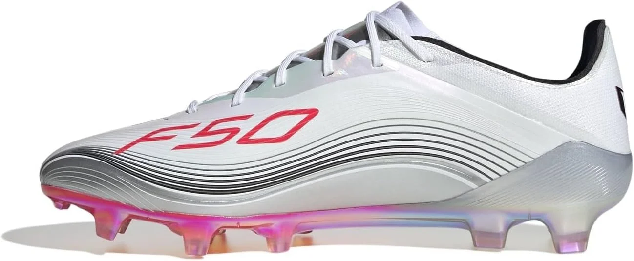 کفش فوتبال مردانه آدیداس F50 Elite مناسب زمین چمن سفت سفید/قرمز سایز 9.5