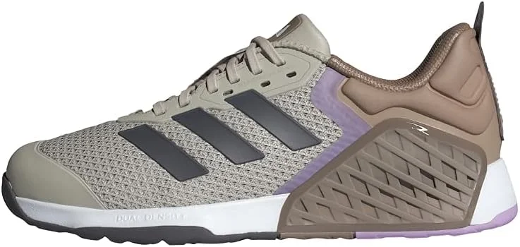 کفش تمرینات قدرتی آدیداس Dropset 3 رویه پارچه ای بژ، سایز 36 اروپا