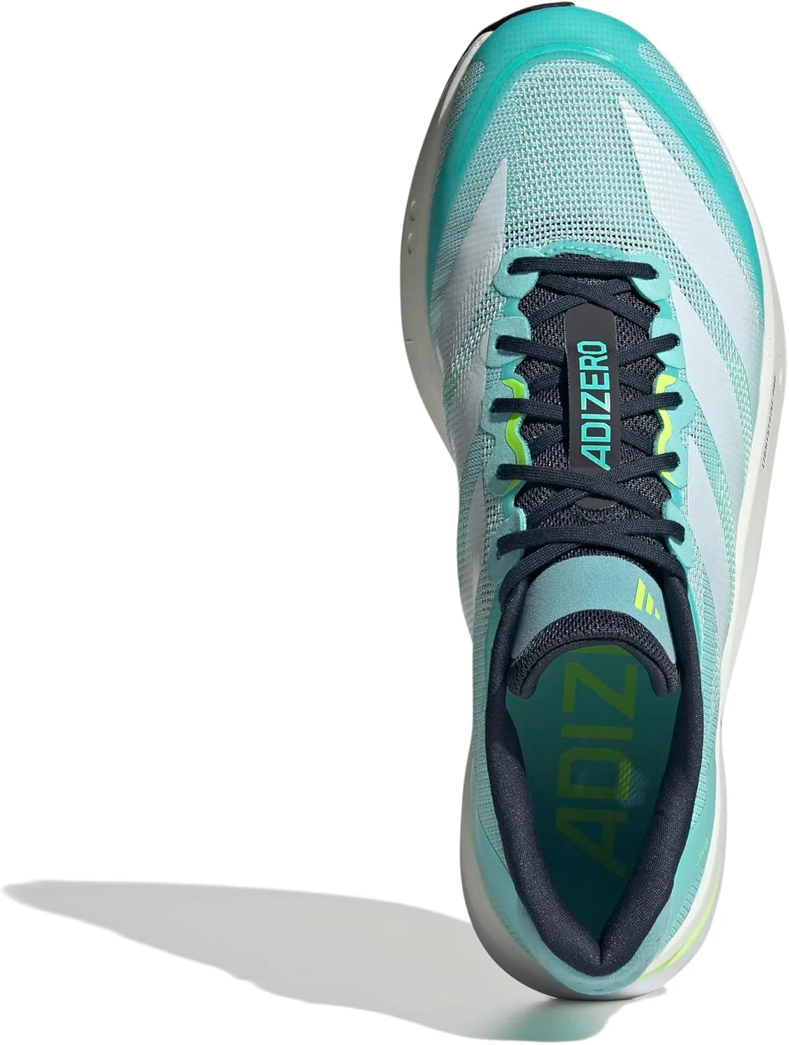 کفش های دویدن مردانه آدیداس مدل Adizero Boston 13، رنگ آبی فلش، سایز 13.5 انگلستان