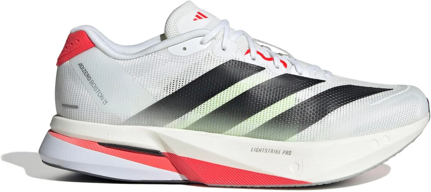 کفش های دویدن آدیداس آدیزیرو بوستون 13، سفید/مشکی/قرمز لوسید (JS4932)، سایز 27.5 سانتی متر کفش های دویدن آدیداس آدیزیرو بوستون 13، سفید/مشکی/قرمز لوسید (JS4932)، سایز 27.5 سانتی متر
