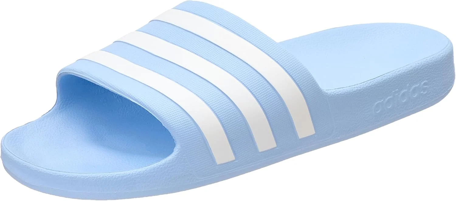 صندل های اسلاید آدیداس Adilette Aqua مناسب بزرگسالان یونیسکس GLOBLU/FTWWHT/GLOBLU سایز 47 EU