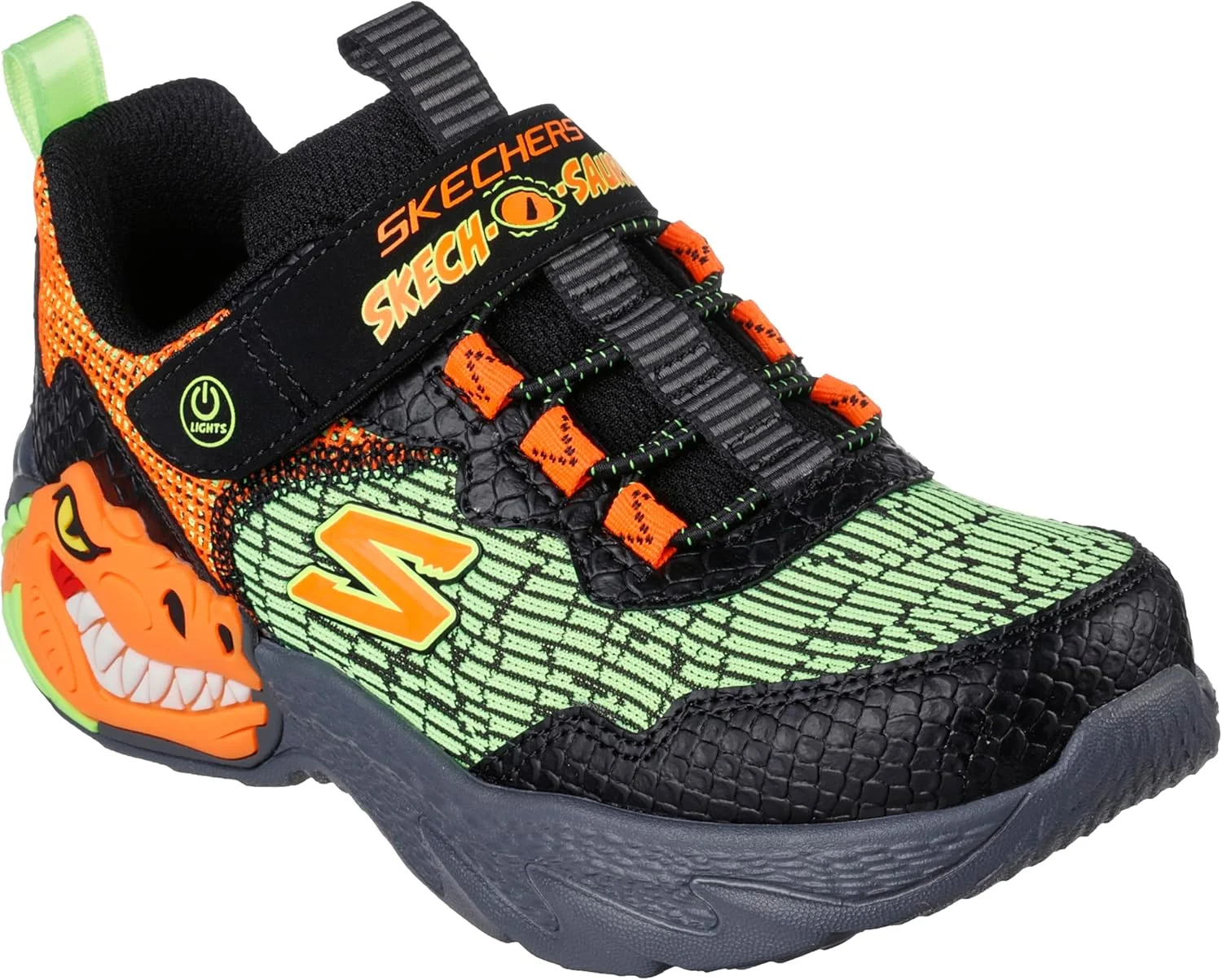 کفش کتانی چراغ دار بچگانه اسکیچرز مدل دینو-لایتس کفش کتانی چراغ دار بچگانه اسکیچرز مدل دینو-لایتس