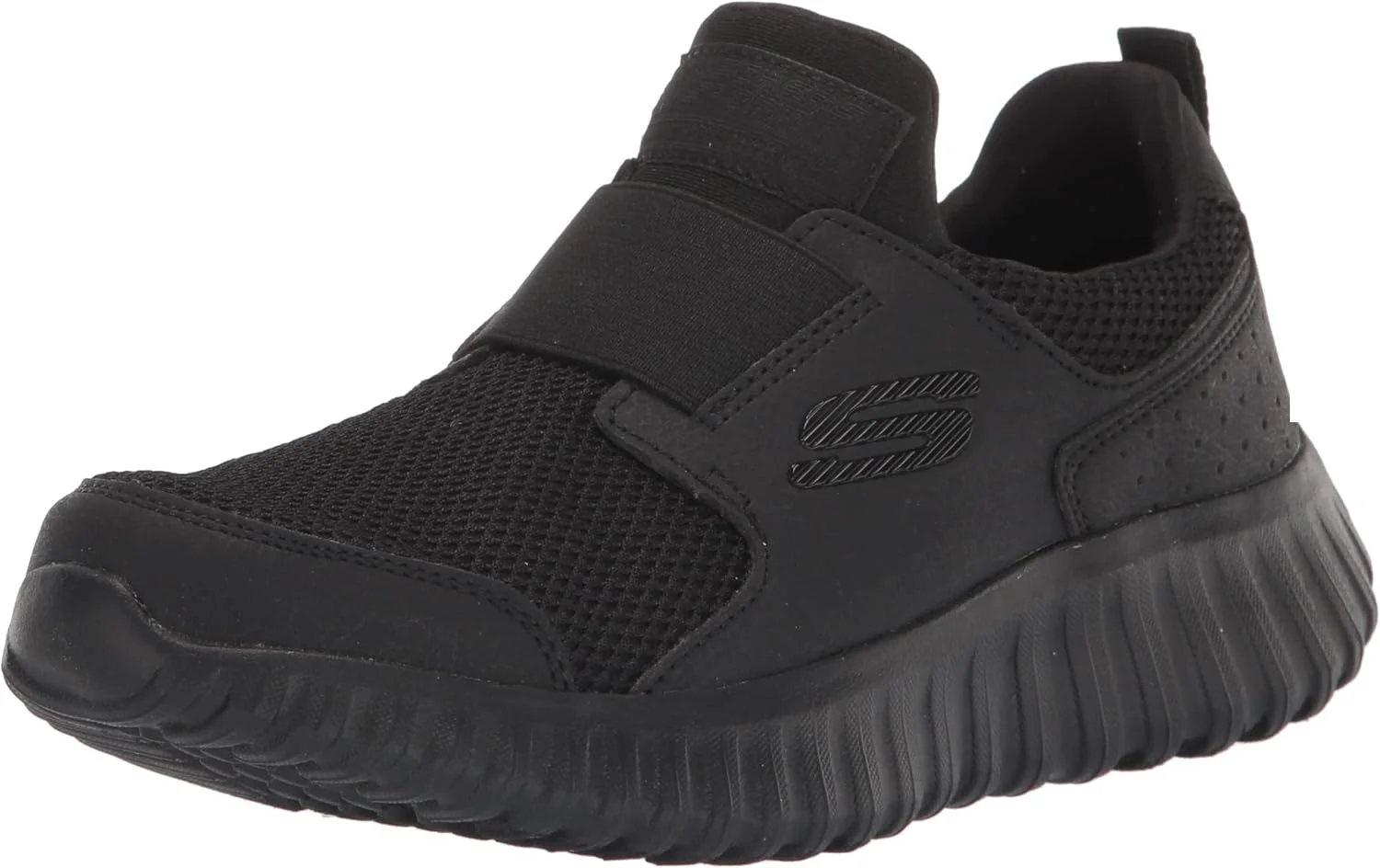 کفش ورزشی بچه گانه اسکیچرز مدل Depth Charge 2.0، مشکی/مشکی، سایز 11.5