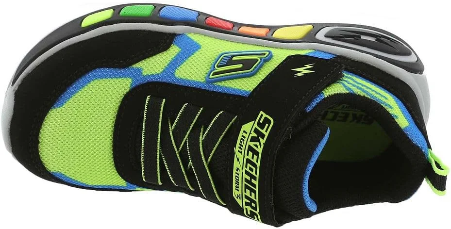 کفش پسرانه اسکیچرز مدل PLAY SCENE، لیمویی مشکی، سایز 20.5 اروپا کفش پسرانه اسکیچرز مدل PLAY SCENE، لیمویی مشکی، سایز 20.5 اروپا