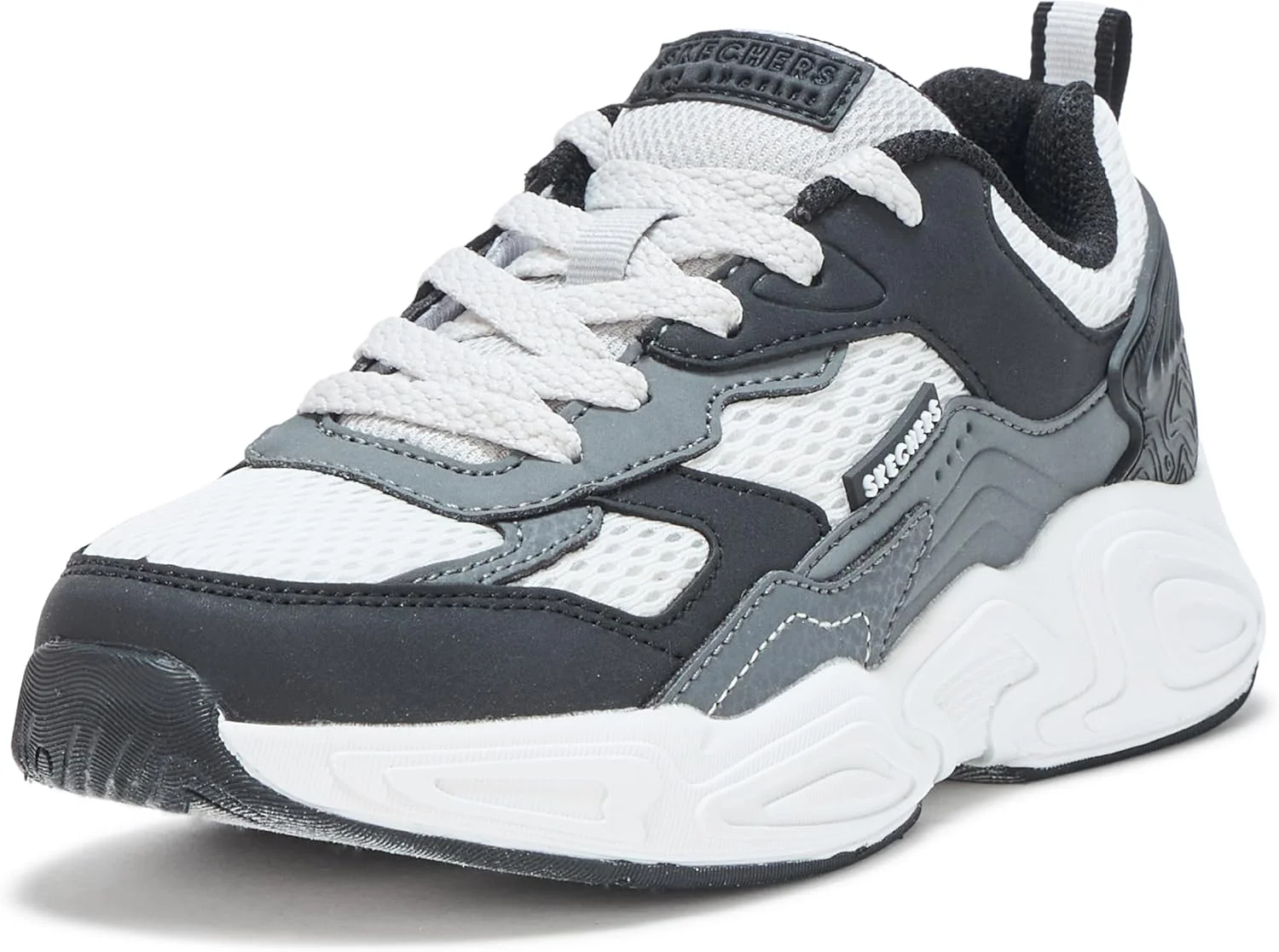 کفش ورزشی پسرانه Skechers Mega-Quake با بند و لایه های روی هم