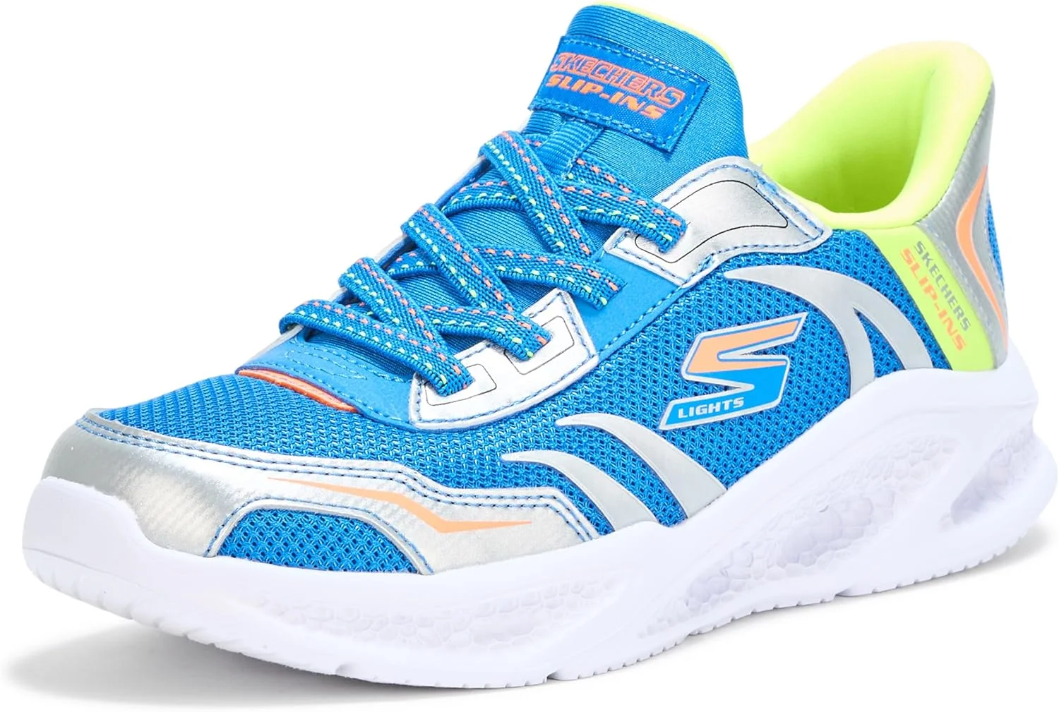 کفش ورزشی پسرانه اسکیچرز مدل Meteor-Lights-Brisk