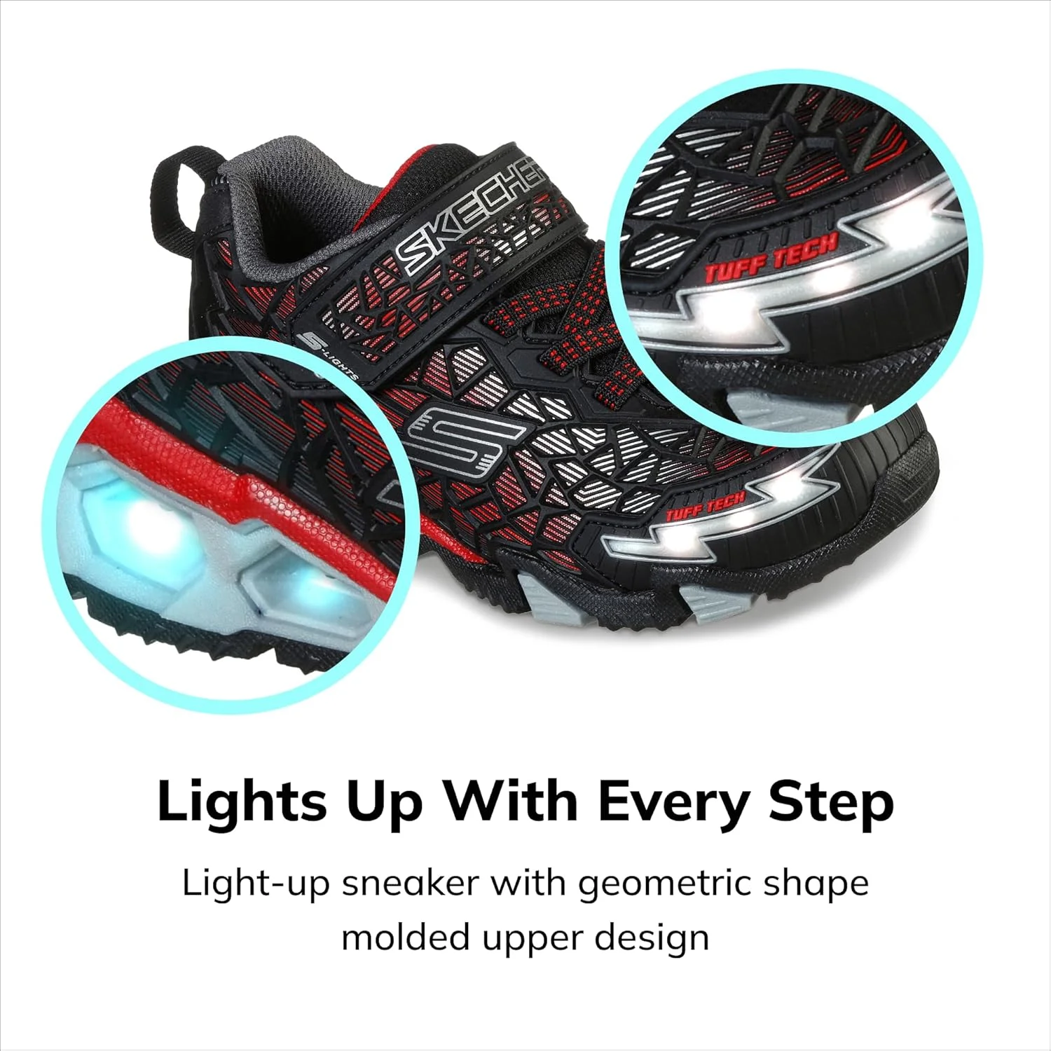 کفش ورزشی چراغ دار پسرانه Skechers Sport