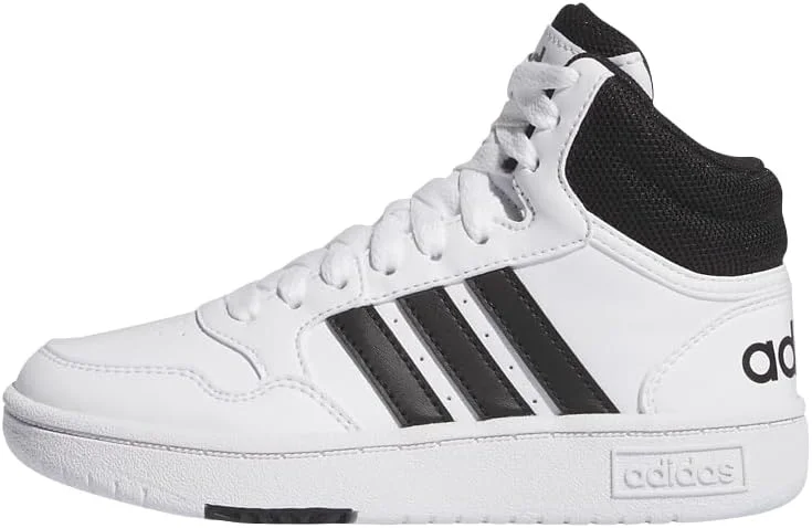 کفش ورزشی ساق بلند آدیداس IG3715 مناسب بانوان و پسران - سفید کفش ورزشی ساق بلند آدیداس IG3715 مناسب بانوان و پسران - سفید