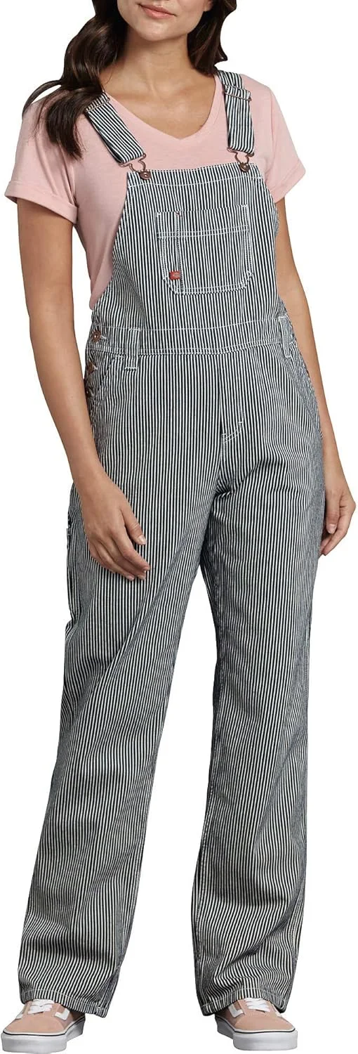 بیلرسوت جین زنانه Dickies، ساخته شده از ۱۰۰% جین پنبه‌ای با محافظ ساییدگی