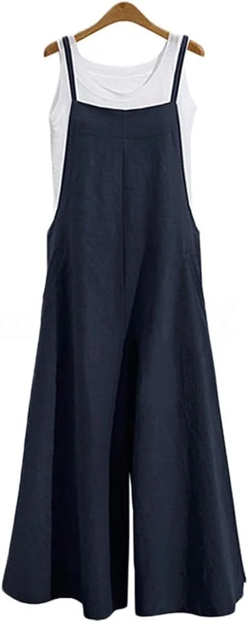 سرهمی زنانه آی‌مایوندیا، مدل بلند و گشاد، پیش‌بندی و دارای جیب، سایز S-5XL